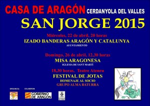 CASA DE ARAGÓN SAN JORGE 2015-2