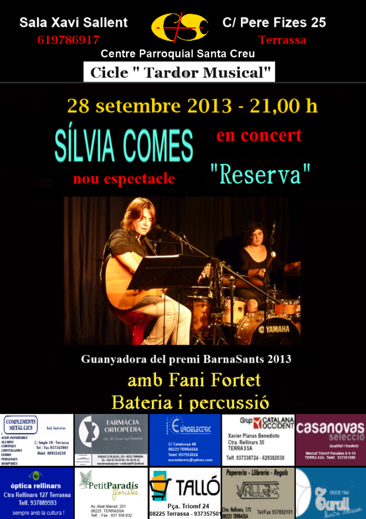 Poster definitiu Silvia Comes - Fani Fortet