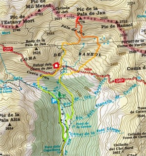 mapa track