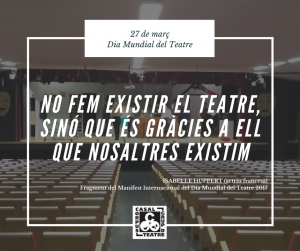 Publicació Dia Mundial del Teatre 2017